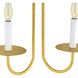 Lowcountry 2 Light Spartina Gold (Lightly Distressed) Wall Sconce Wall Light