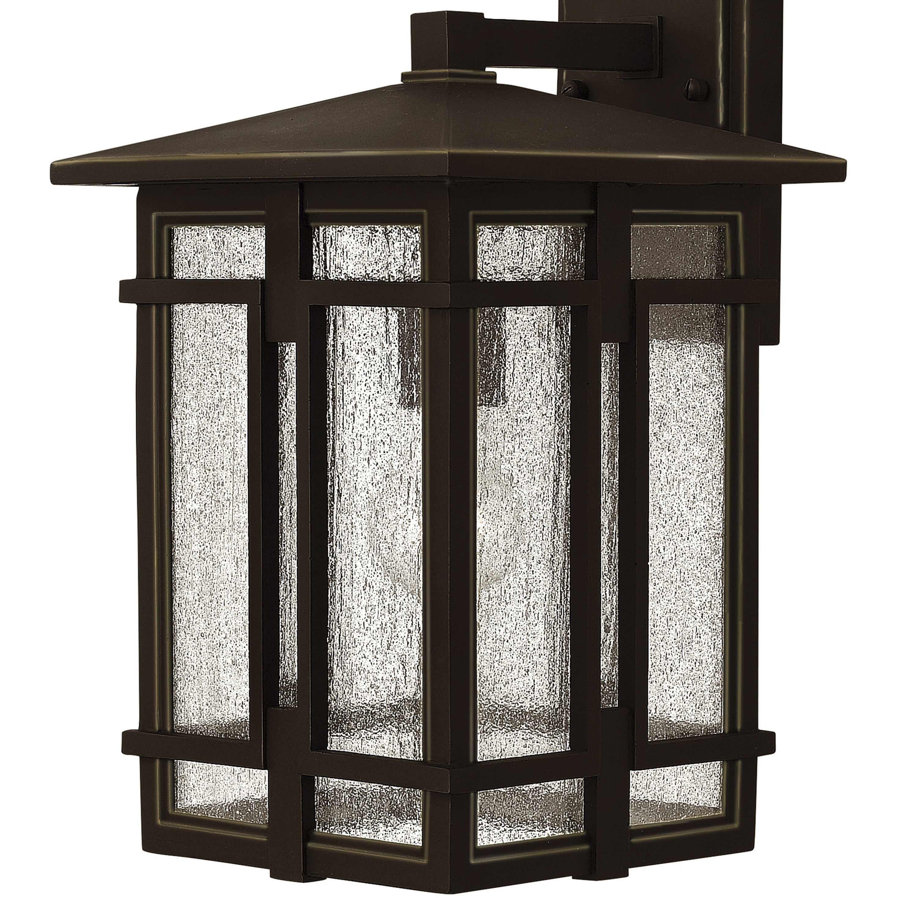 Tucker Outdoor Wall Mount Lantern in Oil Rubbed Bronze, Medium