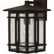 Tucker Outdoor Wall Mount Lantern in Oil Rubbed Bronze, Medium