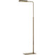 Kane 44.5 inch 40.00 watt Plated Dark Antique Brushed Brass Floor Lamp Portable Light