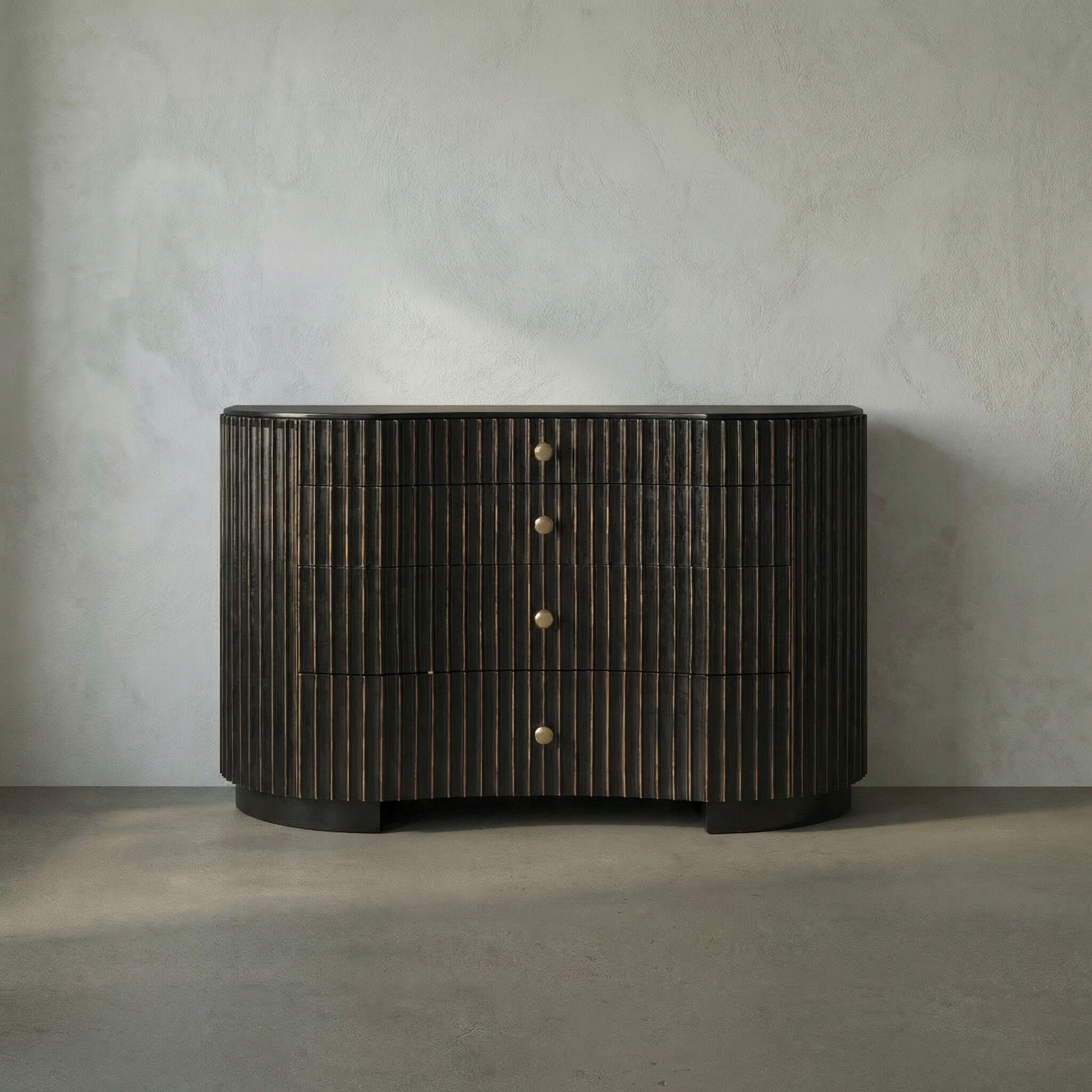 Irene Hand Rubbed Black Dresser