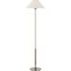J. Randall Powers Hackney 52.25 inch 2 watt Polished Nickel Cordless Floor Lamp Portable Light