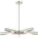 Acra 5 Light 28 inch Brushed Nickel Chandelier Ceiling Light
