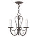 Mirabella 3 Light 15 inch English Bronze Chandelier Ceiling Light