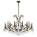 Renaissance Nouveau 18 Light 40 inch Heirloom Bronze Chandelier Ceiling Light, Adjustable Height
