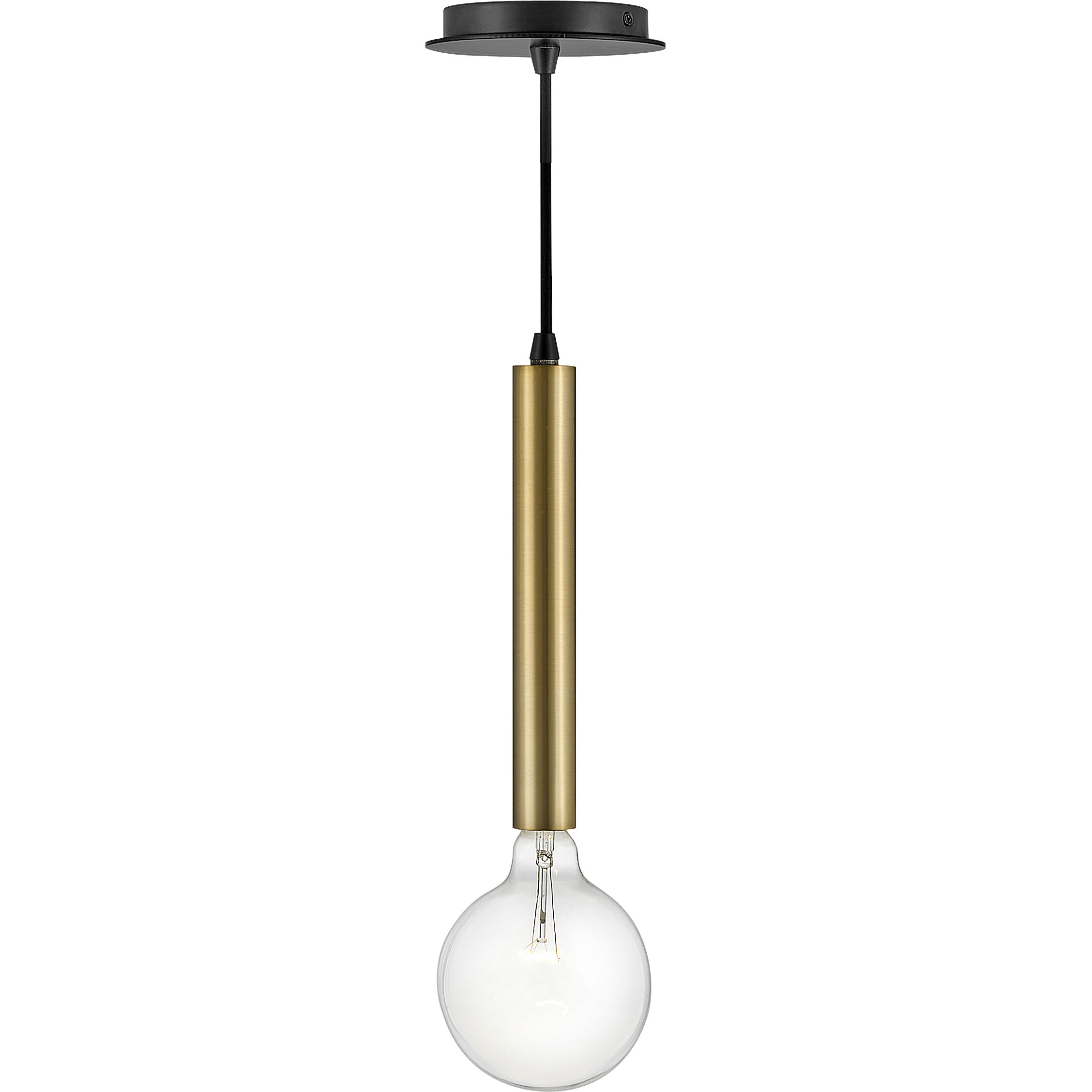 Bobbie LED 5.5 inch Lacquered Brass Pendant Ceiling Light
