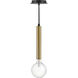 Bobbie LED 5.5 inch Lacquered Brass Pendant Ceiling Light