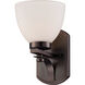 Bentley 1 Light 10.25 inch Hazel Bronze Vanity Light Wall Light