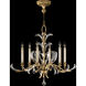 Beveled Arcs 6 Light 37 inch Gold Chandelier Ceiling Light
