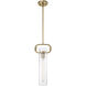 Teresa 1 Light 5 inch Burnished Brass Pendant Ceiling Light