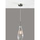 Layla 1 Light Brushed Steel Pendant Ceiling Light