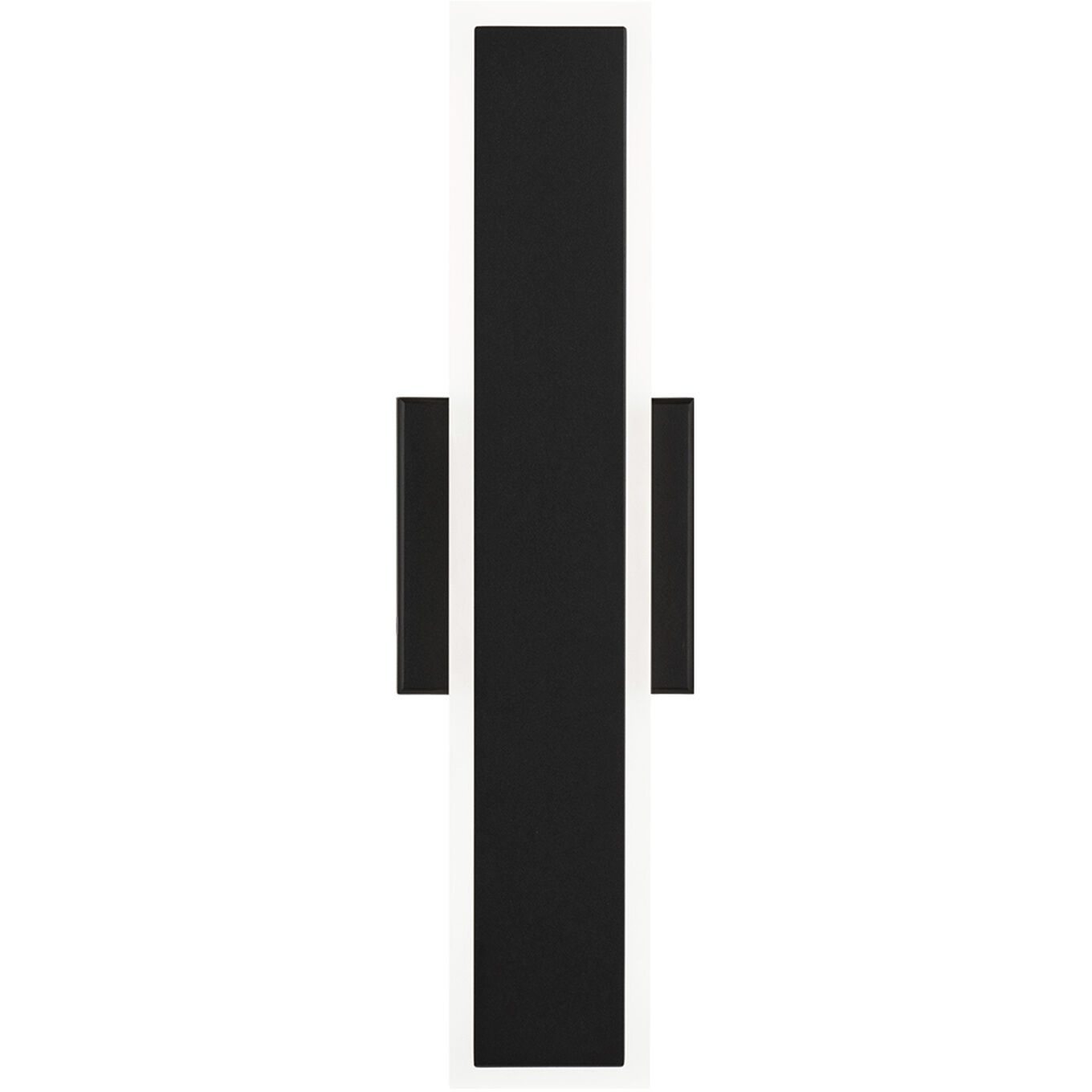 Bastone LED 18.03 inch Black Outdoor Wall Light in 3000K, dweLED