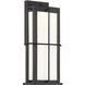 Bensa LED 14.75 inch Black Outdoor Wall Sconce