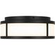 Panel Round LED 10.25 inch Sand Black Outdoor Flush Mount
