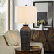 Hampton 32 inch 150.00 watt Matte Black Table Lamp Portable Light
