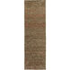 Galloway 63 X 39 inch Grass Green, Khaki, Dark Brown Rug