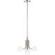 Stockholm LED 16 inch Polished Nickel Convertible Pendant Ceiling Light