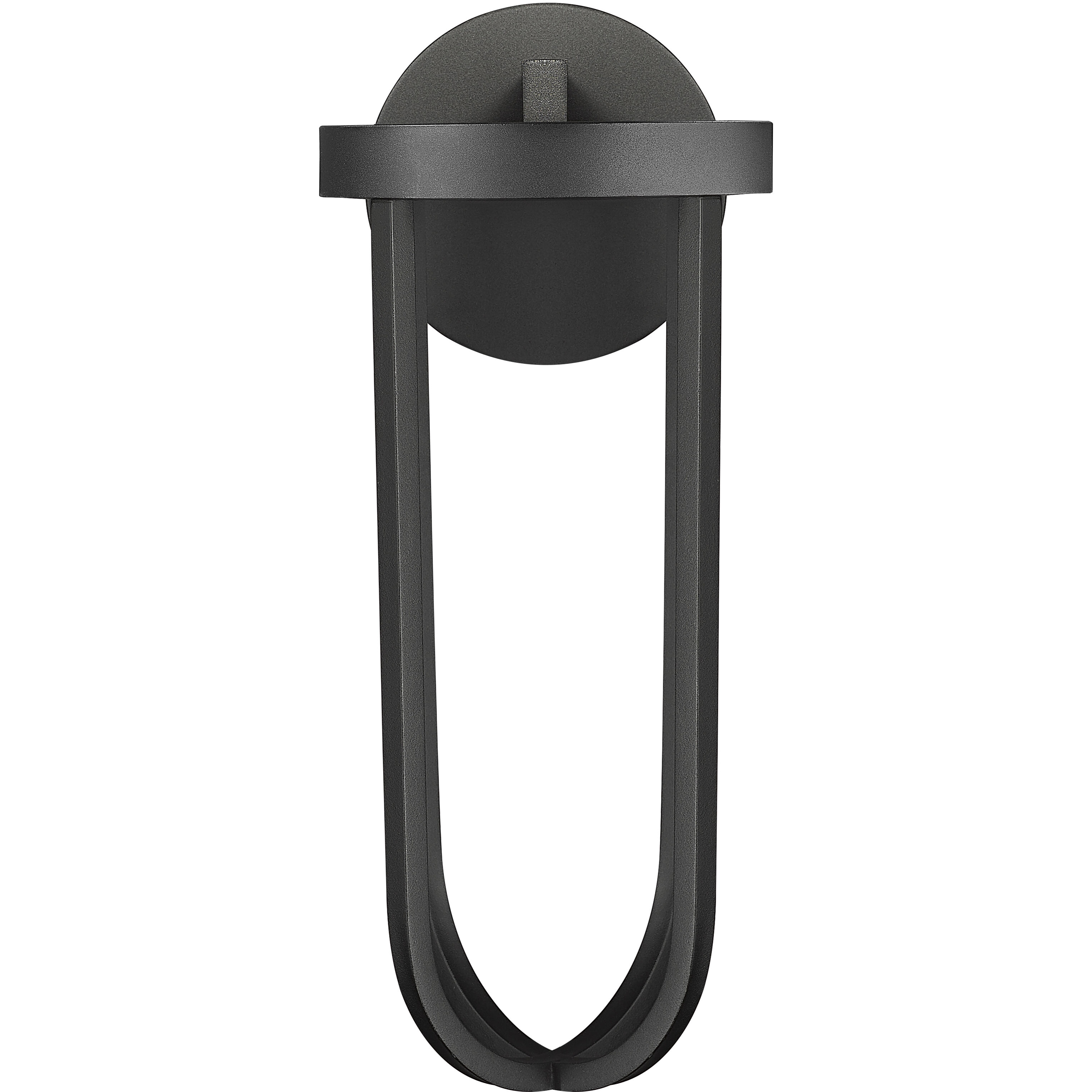 Leland LED 18 inch Sand Black Outdoor Wall Light