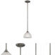 Bristol Lane 1 Light 7 inch Brushed Nickel Mini Pendant Ceiling Light