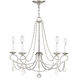 Pennington 5 Light 25 inch Brushed Nickel Chandelier Ceiling Light