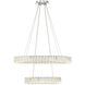 Kinsley 1 Light 28 inch Polished Chrome Chandelier Ceiling Light