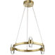 Arabella LED 20.5 inch Champagne Gold Chandelier Ceiling Light