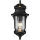 Peale Street 1 Light 17 inch Sand Coal And Vermeil Gold Outdoor Wall Mount, Great Outdoors