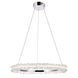 Laurel 26 inch Chrome Pendant Ceiling Light
