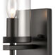 Oakland 1 Light 6 inch Black Vanity Light Wall Light