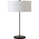 Stretch 32 inch 14 watt Satin Nickel Table Lamp Portable Light