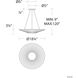 Signature Origami LED 18.8 inch Polished Chrome Pendant Ceiling Light, Schonbek Signature