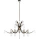 Signature Tinsley 8 Light 34.5 inch Heirloom Bronze Chandelier Ceiling Light