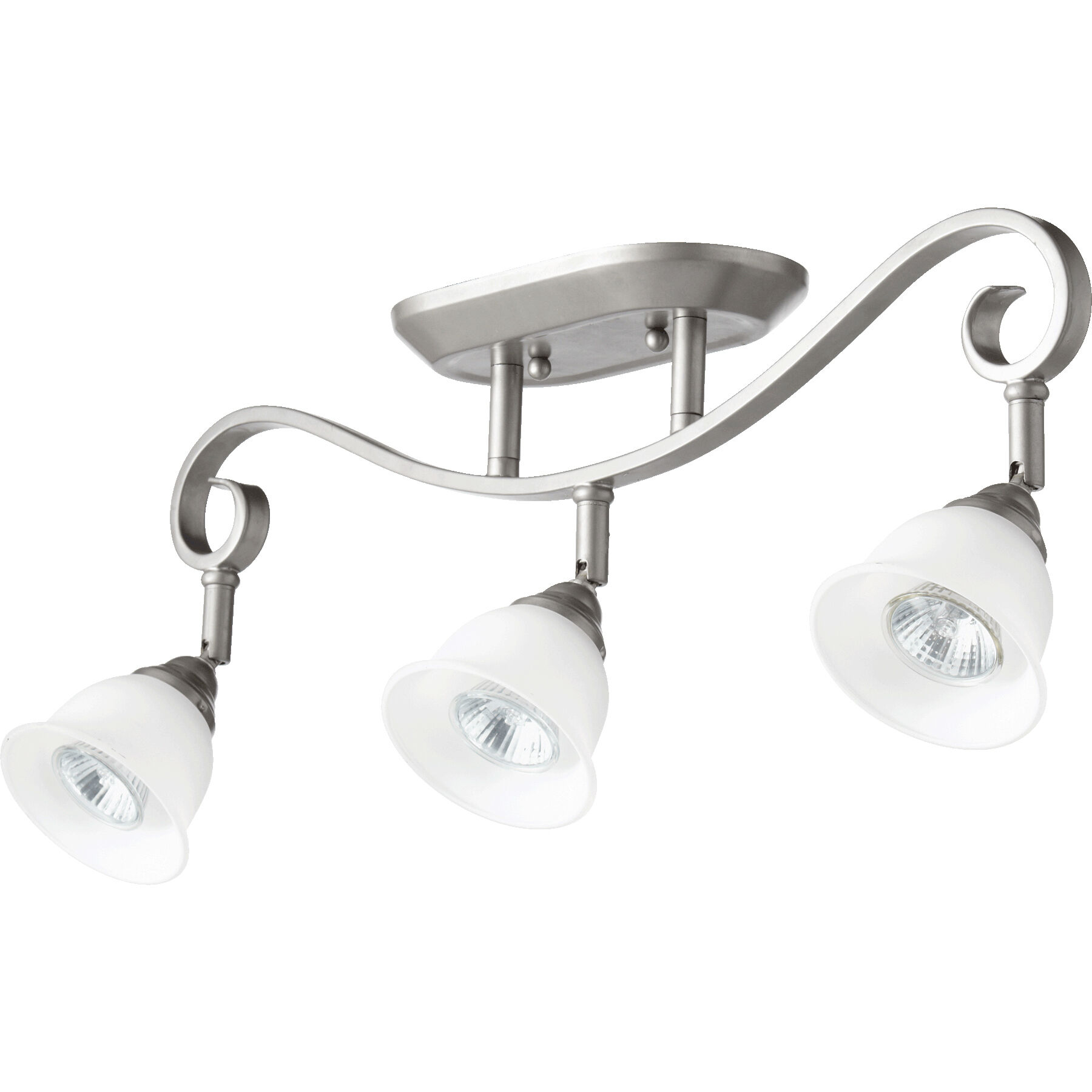 Celesta 3 Light Classic Nickel Flush Mount Ceiling Light