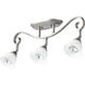 Celesta 3 Light Classic Nickel Flush Mount Ceiling Light