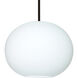 Jordo LED Black Stem Pendant Ceiling Light