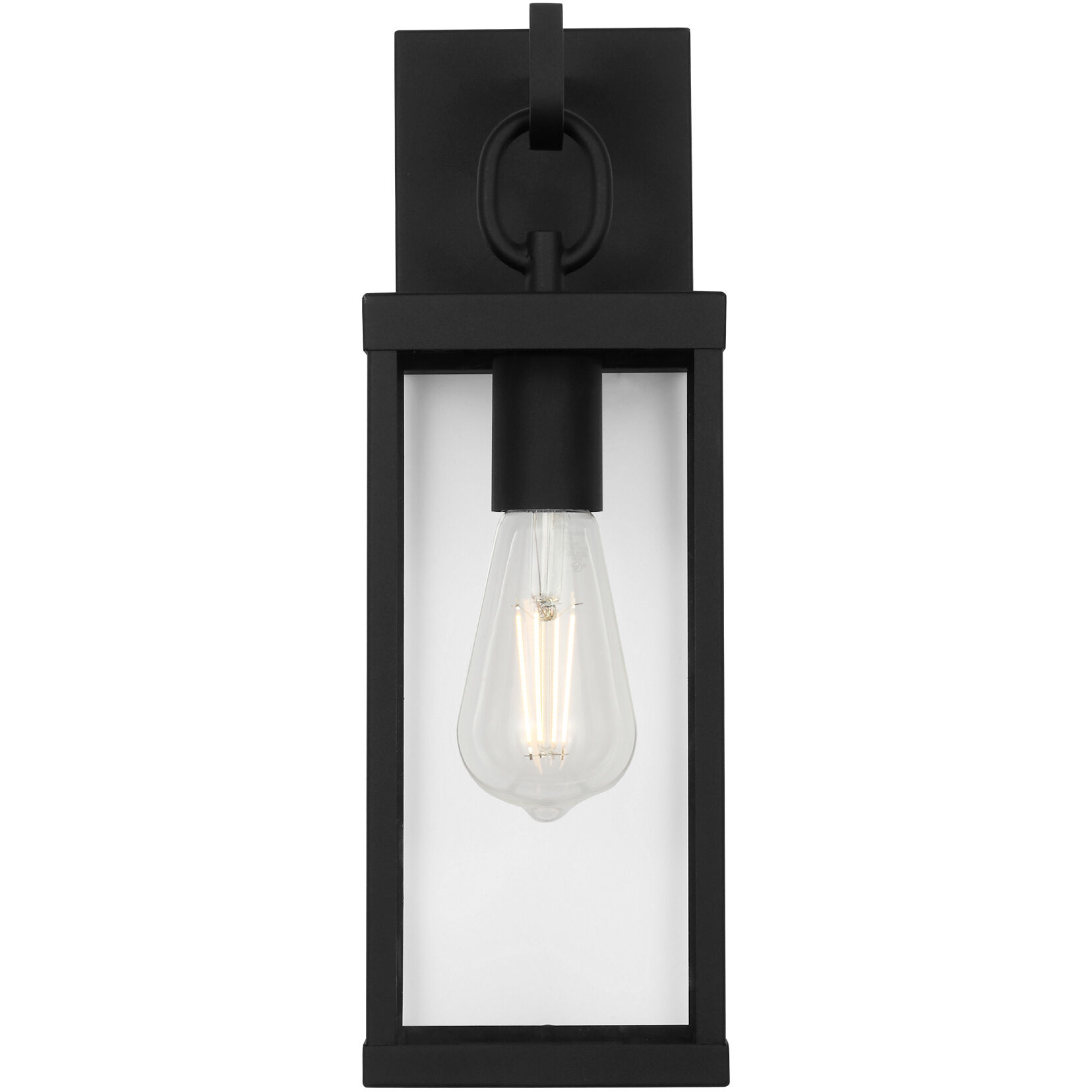 Rox LED 15 inch Textured Black Outdoor Wall Lantern