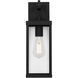 Rox LED 15 inch Textured Black Outdoor Wall Lantern