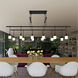 Suspenders LED 48 inch Satin Black Pendant Ceiling Light 