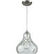 Belmont 1 Light 10 inch Satin Nickel Mini Pendant Ceiling Light