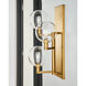 Sean Lavin Gambit 8.3 inch Satin Nickel Wall Light in Incandescent