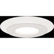 Offset LED 20 inch Textured White Flush Mount Ceiling Light