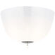 AERIN Brisa LED 16 inch Polished Nickel Semi-Flush Mount Ceiling Light
