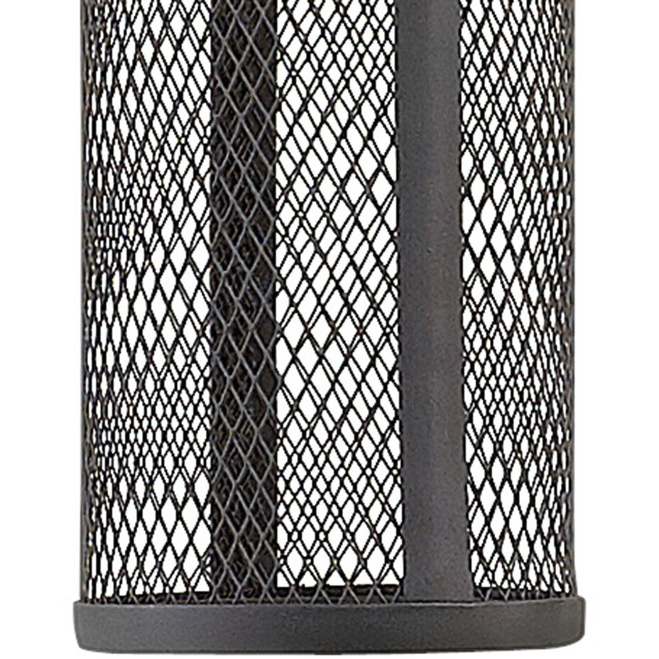 Aria LED 15 inch Black Outdoor Wall Mount Lantern