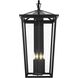 Frankford 4 Light 33 inch Black Outdoor Wall Sconce