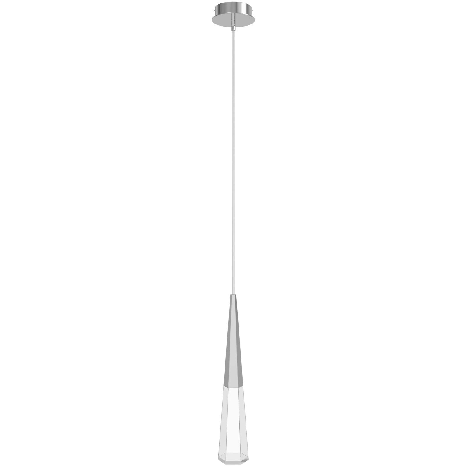 Avalon LED 4 inch Polished Chrome Pendant Ceiling Light