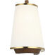 Desert Flyer 2 Light 10 inch Satin Brass with Medium Walnut Wall Sconce Wall Light