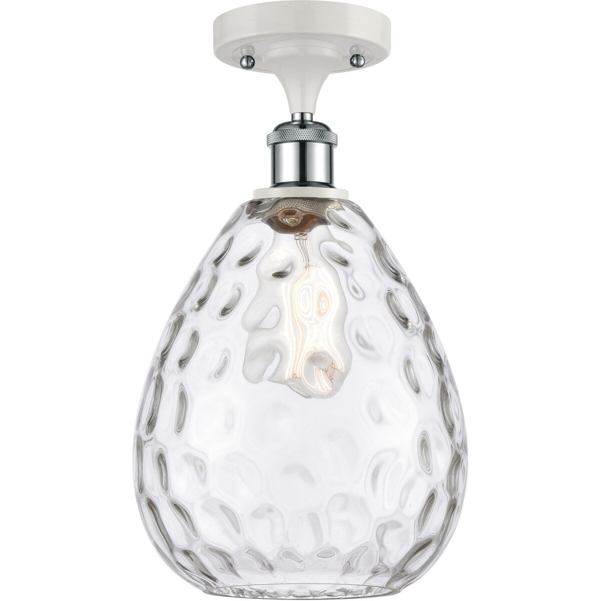 Ballston Large Waverly 1 Light 8.00 inch Semi-Flush Mount