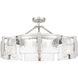 Aenon 6 Light 27.75 inch Pewter Semi-Flush Mount Ceiling Light
