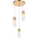 Constellation LED 12 inch Gold Pendant Ceiling Light