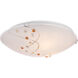 Platinum Stellar 3 Light 16 inch Polished Chrome Flush Mount Ceiling Light in Incandescent